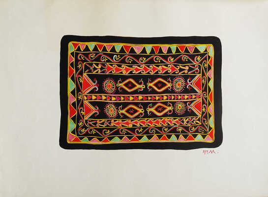 Маврина (Лебедева) Татьяна Алексеевна. Восточный ковер № 11